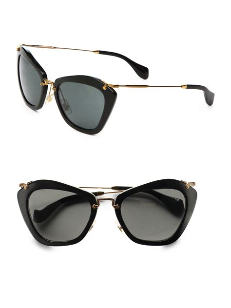 miu miu noir sunglasses buy online|Miu Miu sunglasses cat eye.